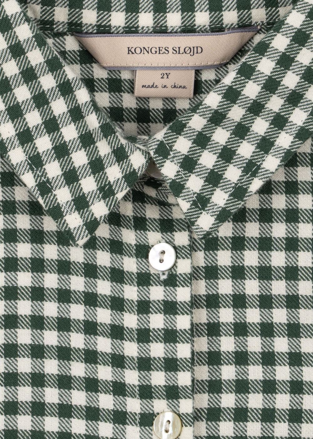 Konges Slojd/FORET LS SHIRT/ コットンフランネルシャツ【2歳/3歳/4歳】