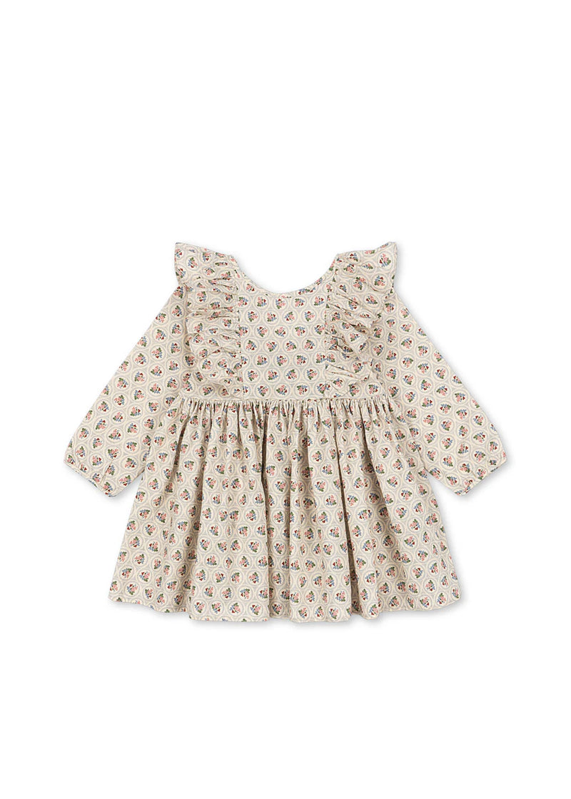 Konges Slojd/CIANNA LS BOW DRESS/ ワンピース【2Y/3Y/4Y】