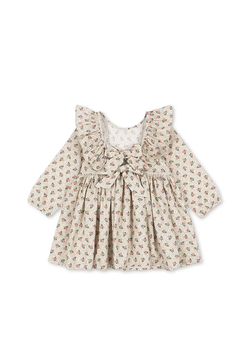 Konges Slojd/CIANNA LS BOW DRESS/ ワンピース【2Y/3Y/4Y】