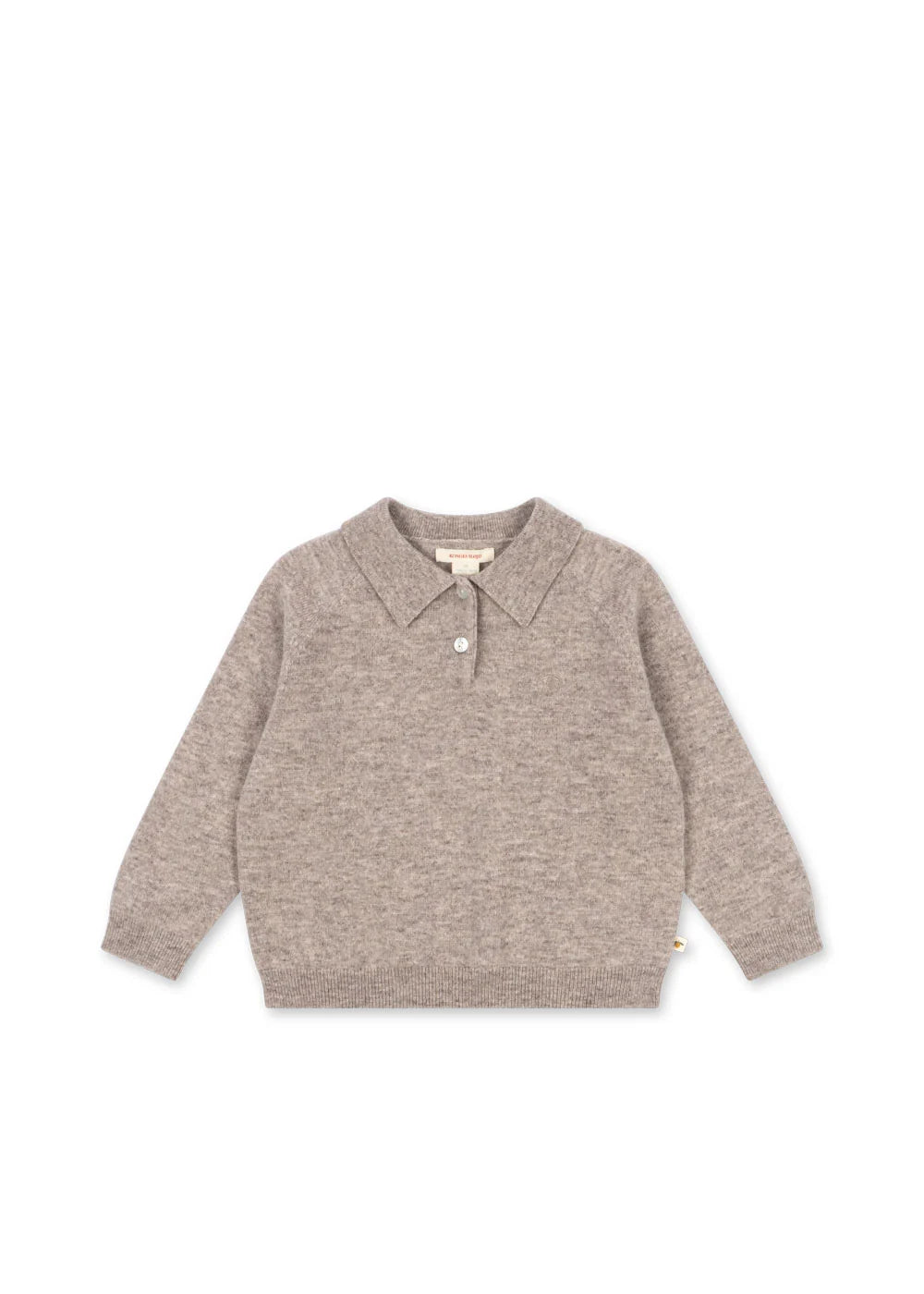 Konges Slojd/BASI POLO/OATMEAL MELANGE/ニットポロシャツ【18ヶ月/2歳/3歳/4歳】