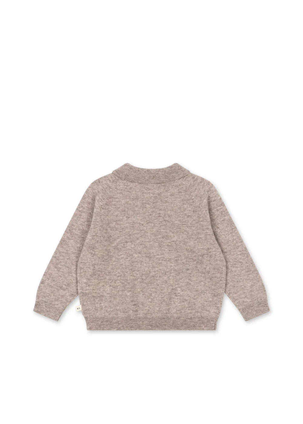 Konges Slojd/BASI POLO/OATMEAL MELANGE/ニットポロシャツ【18ヶ月/2歳/3歳/4歳】