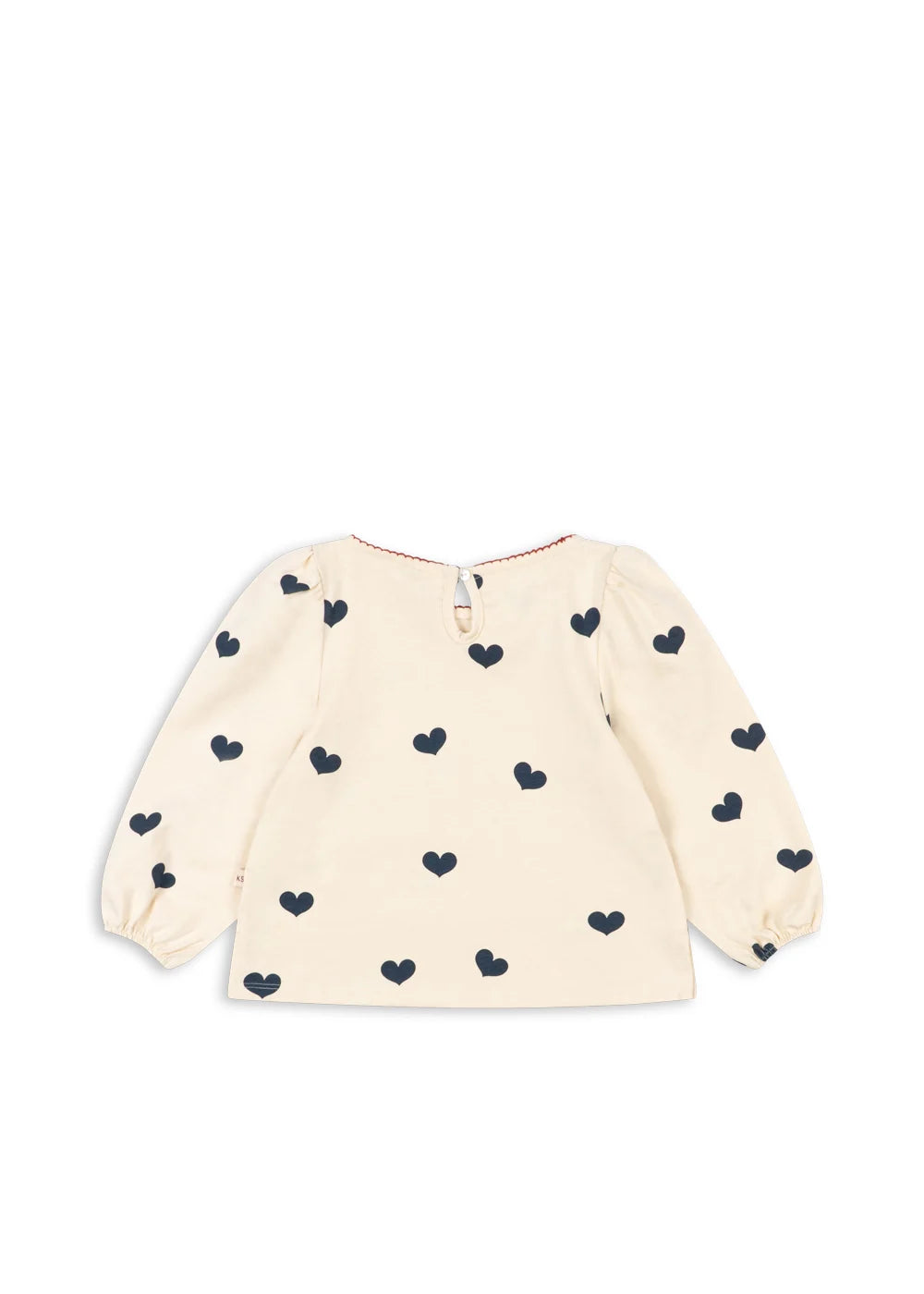 Konges Slojd/DREY SLIT BLOUSE GOTS/CUORE TRICOLORE/ブラウス【18ヶ月/2歳/3歳/4歳】