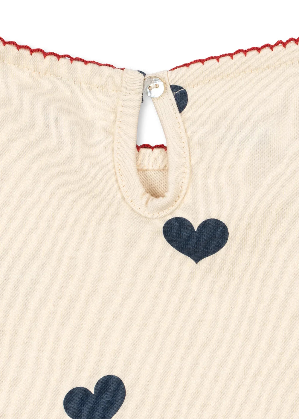 Konges Slojd/DREY SLIT BLOUSE GOTS/CUORE TRICOLORE/ブラウス【18ヶ月/2歳/3歳/4歳】