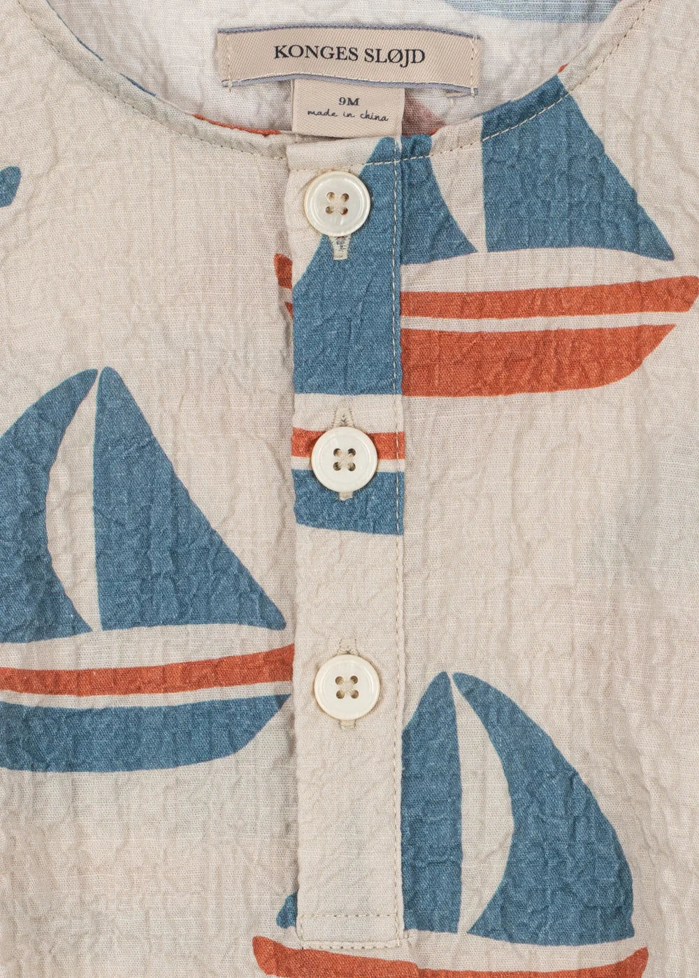Konges Slojd/ELLIOT ROMPER GOTS/AHOY/ロンパース【12ヶ月/18ヶ月】