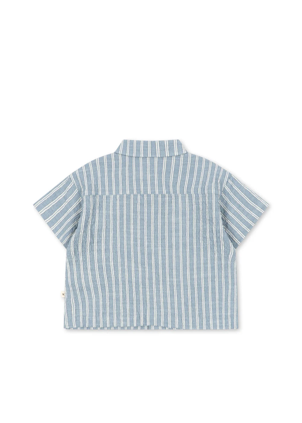 Konges Slojd/ELLIOT SS SHIRT GOTS/TRIO BLEU STRIPE/シャツ【18ヶ月/2歳/3歳/4歳】