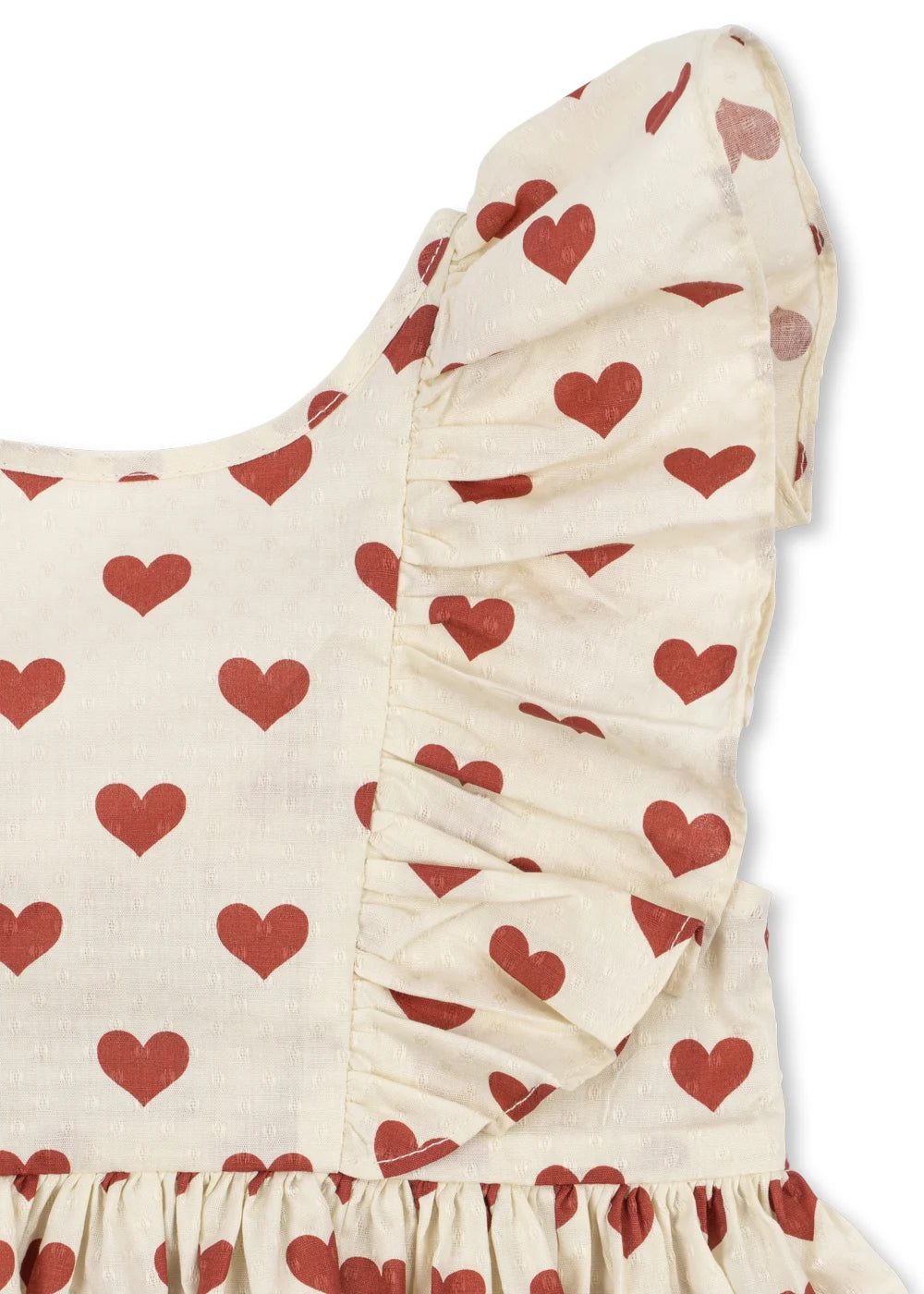 Konges Slojd/CIANNA BOW DRESS GOTS/AMOUR ROUGE/ドレス【2歳/3歳/4歳】