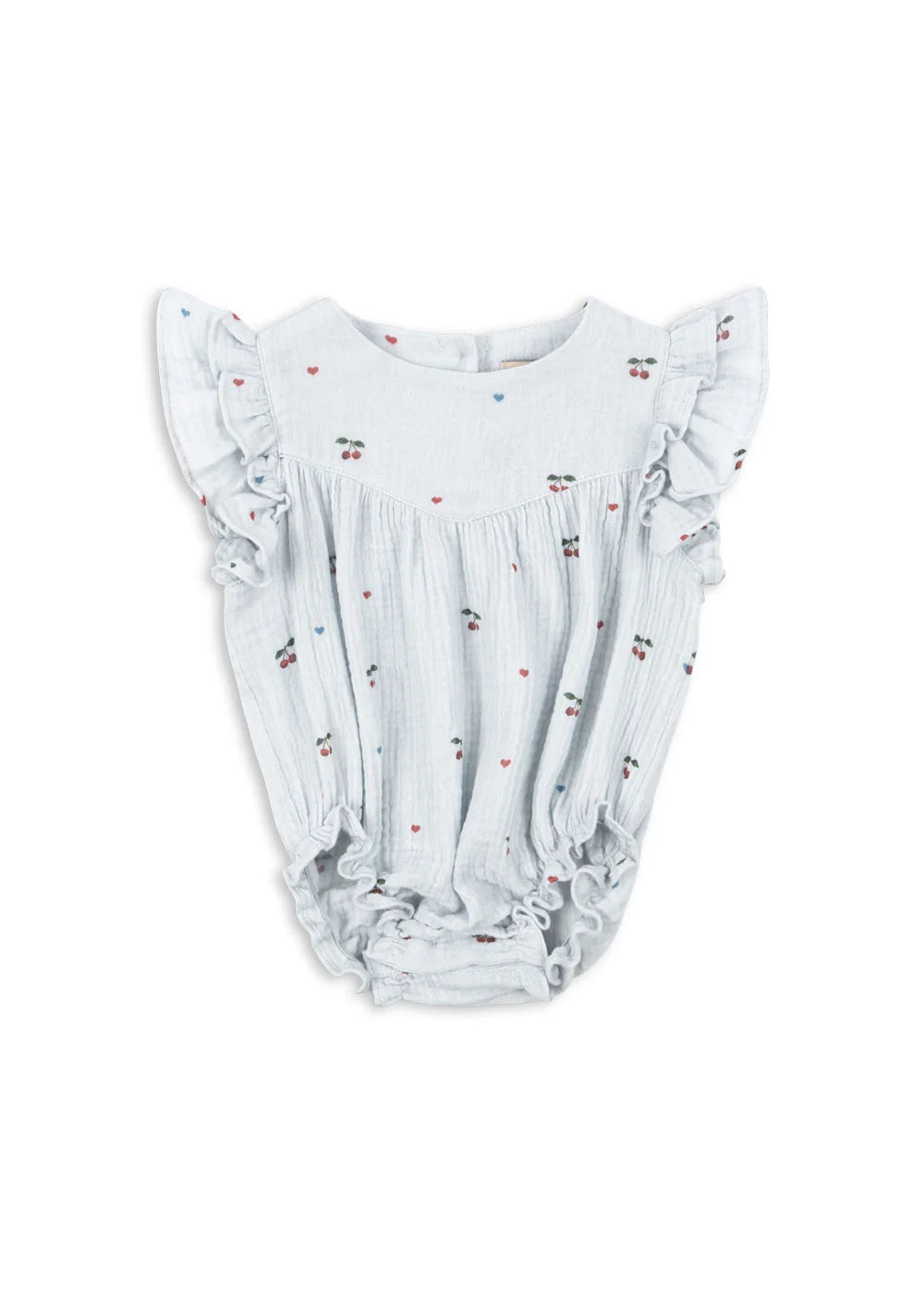 Konges Slojd/COCO ROMPER GOTS/CHERRY BLUE COEUR/ドレス【12ヶ月/18ヶ月】
