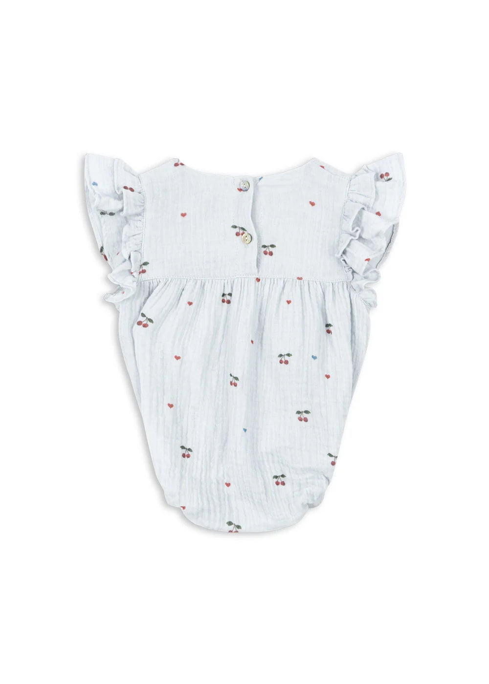 Konges Slojd/COCO ROMPER GOTS/CHERRY BLUE COEUR/ドレス【12ヶ月/18ヶ月】