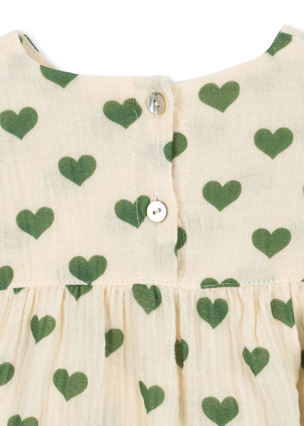Konges Slojd/COCO ROMPER GOTS/AMOUR VERDE/ロンパース【12ヶ月/18ヶ月】