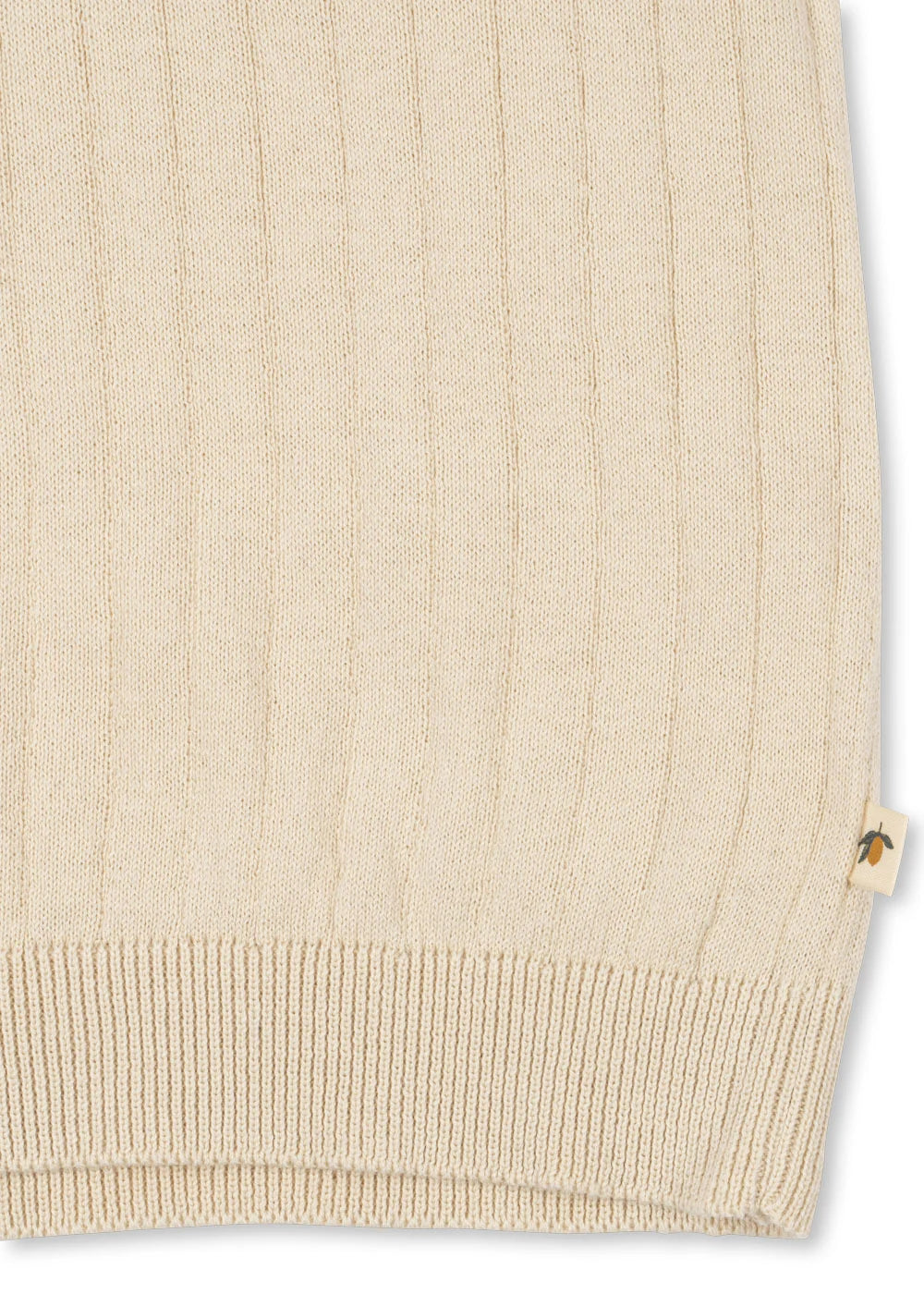 Konges Slojd/MIO KNIT POLO GOTS/ALMOND MILK/ポロシャツ【2歳/3歳/4歳】