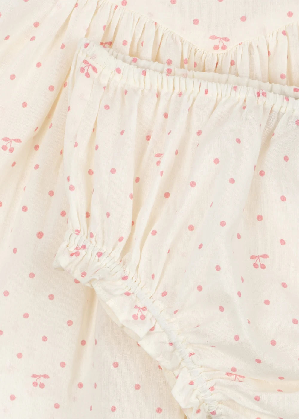 Konges Slojd/PACEY SET GOTS/CHERRY DOT/半袖トップス ＆ ブルマ【12ヶ月/18ヶ月】