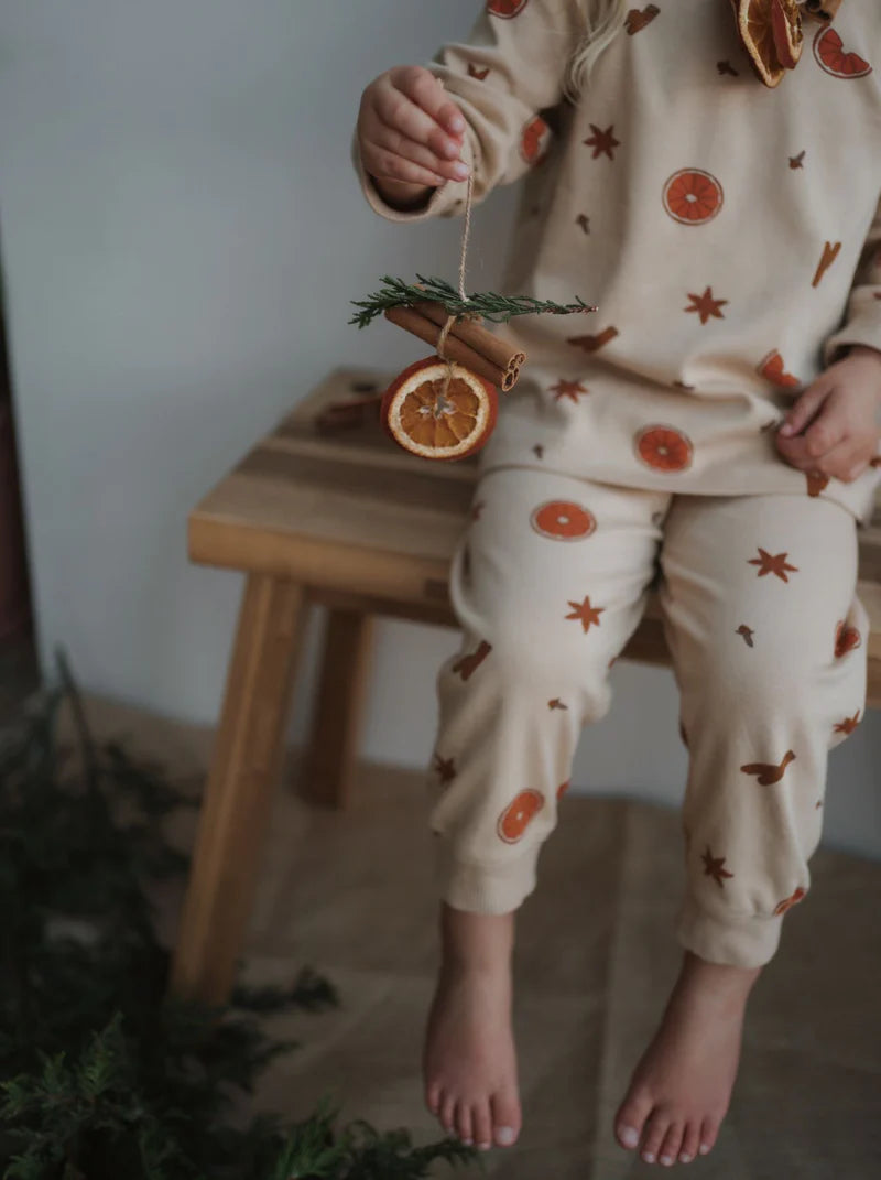 organiczoo/Winter Spice PJ's (Lounge Set)