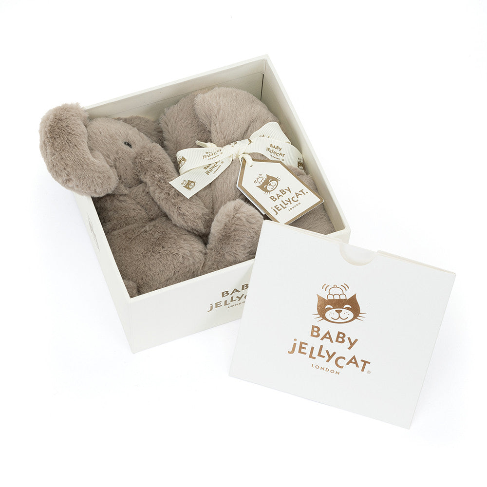 Jellycat /Smudge Elephant Soother　ギフトボックス