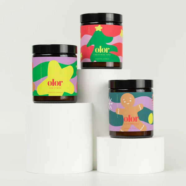 olor/Gift Box - Festive Trio Candle Colleciton