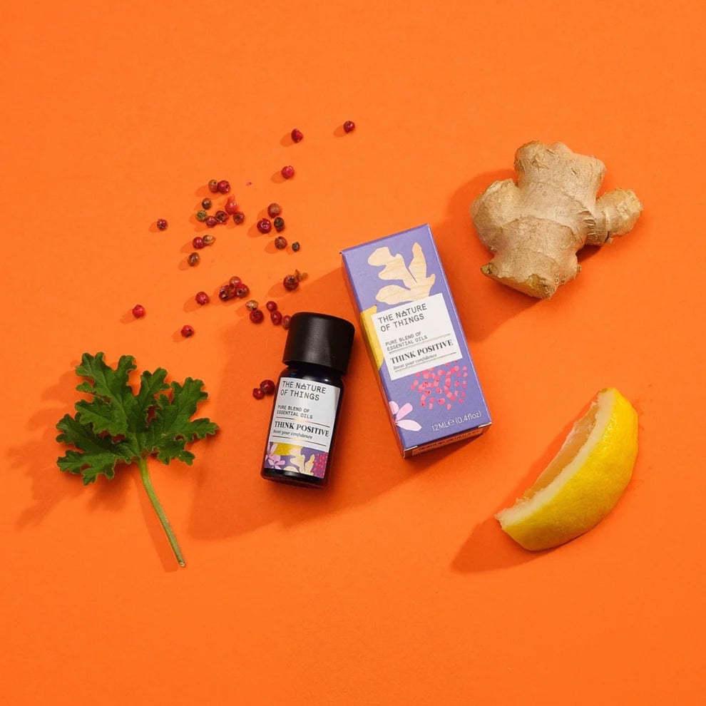 Nature of Things/ エッセンシャルブレンドオイル 【Think Positive】 12ml