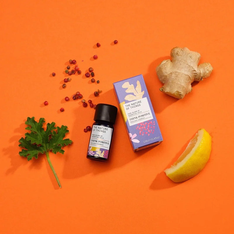 Nature of Things/ エッセンシャルブレンドオイル 【Think Positive】 12ml