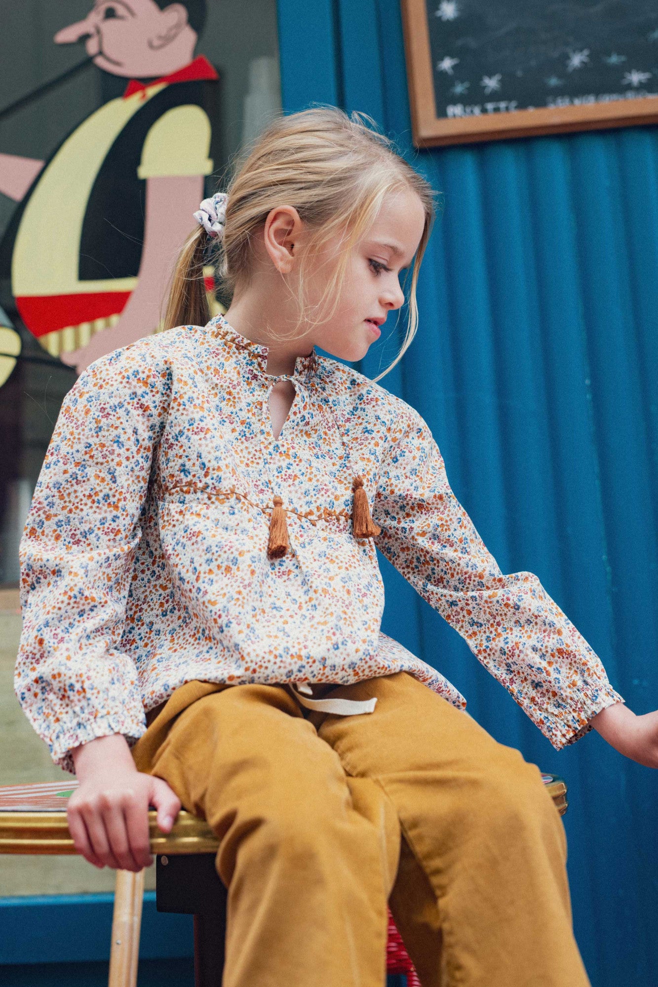 Marie Puce/Leonor Blouse 【3Y・4Y】