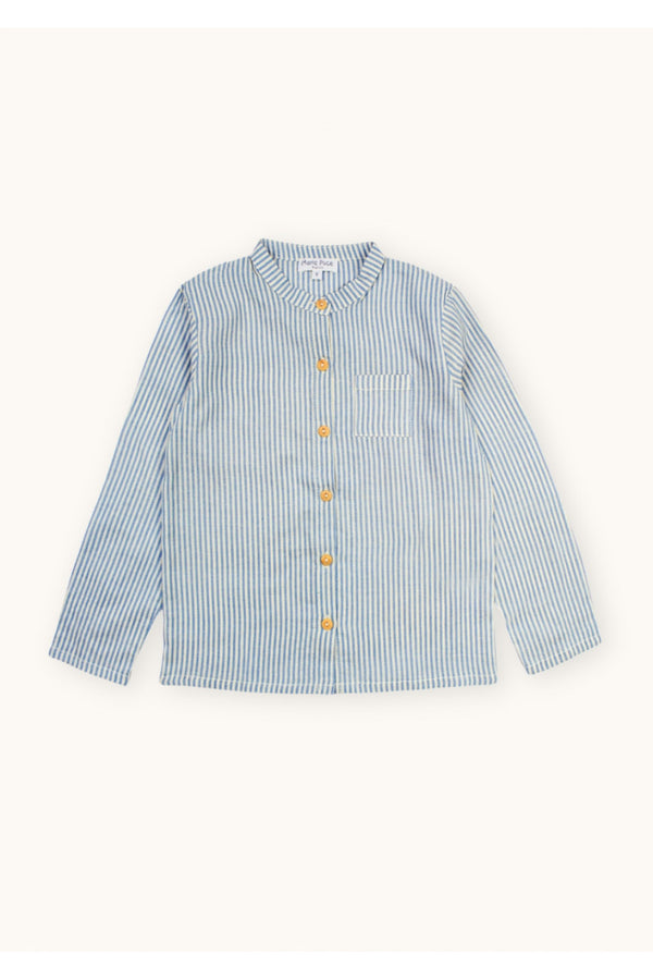 Marie Puce/ARSENE Shirt【3Y・4Y】 ストライプシャツ