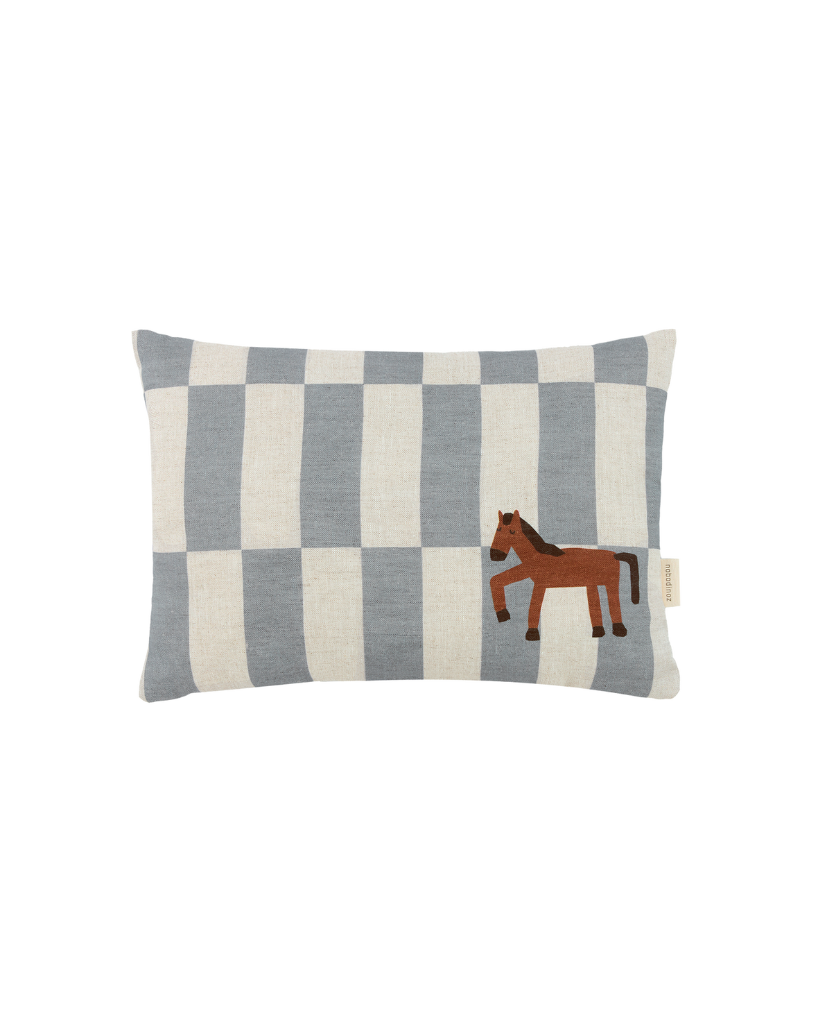 NOBODINOZ/フレンチリネン REC CUSHION/33x22【3種】