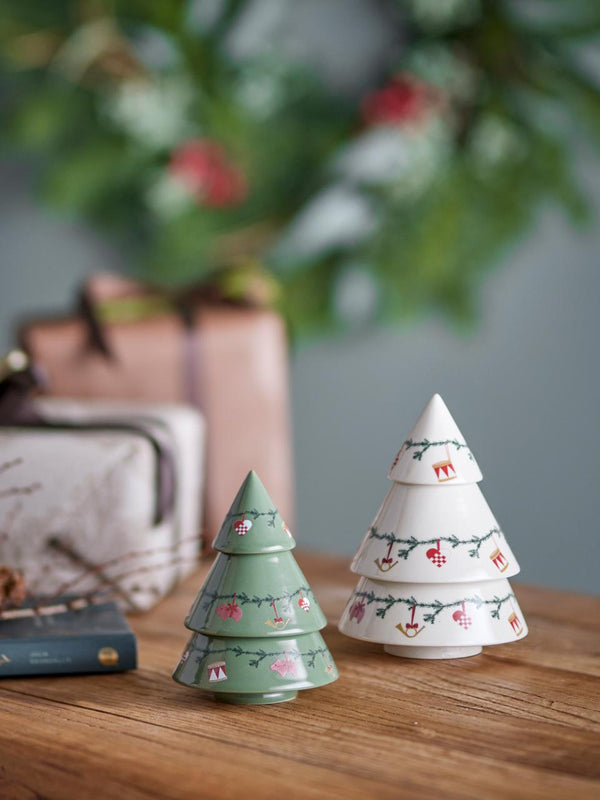 Bloomingville/Yule Deco ツリーオブジェ2個セット