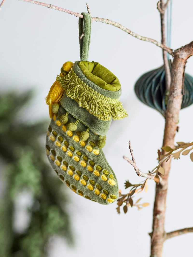 Bloomingville/Jeanne Ornament クリスマスソックスのオーナメント