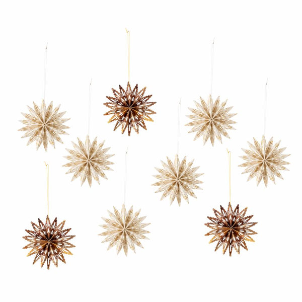 Bloomingville/Star Ornament ペーパーオーナメント Set of 9