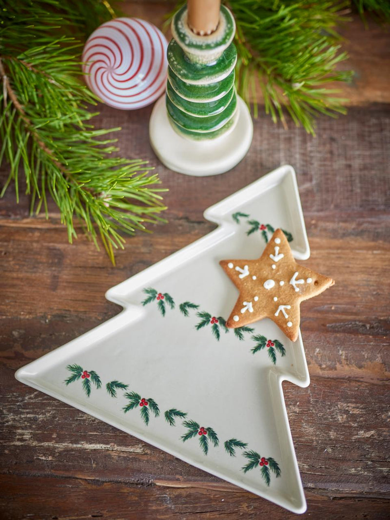 Bloomingville/Berry Serving Plate  クリスマスツリーのプレート