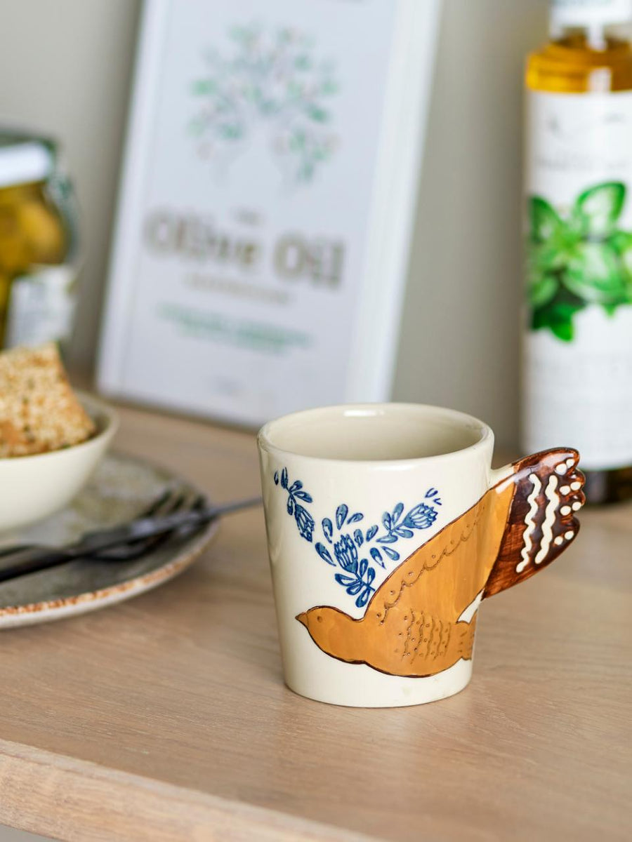 Bloomingville/Hezha Cup 【Blue/Nature】 – HOWMORE LIVING