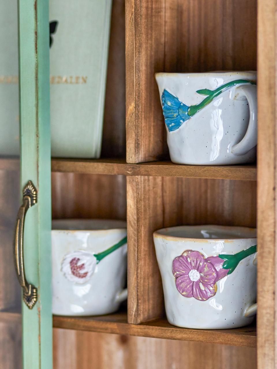 Bloomingville/Loua Cup Set of 3 お花のマグカップ3点セット