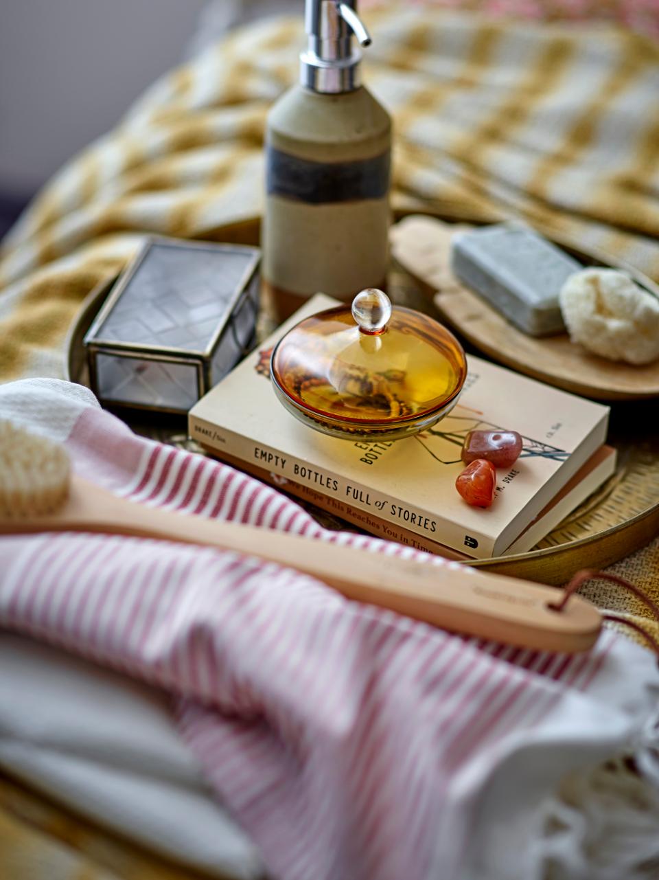 Bloomingville/Danni Jar　蓋つきガラス製ジャー