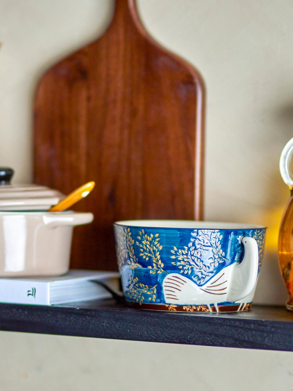 Bloomingville/Hezha Bowl 【Blue/Nature】