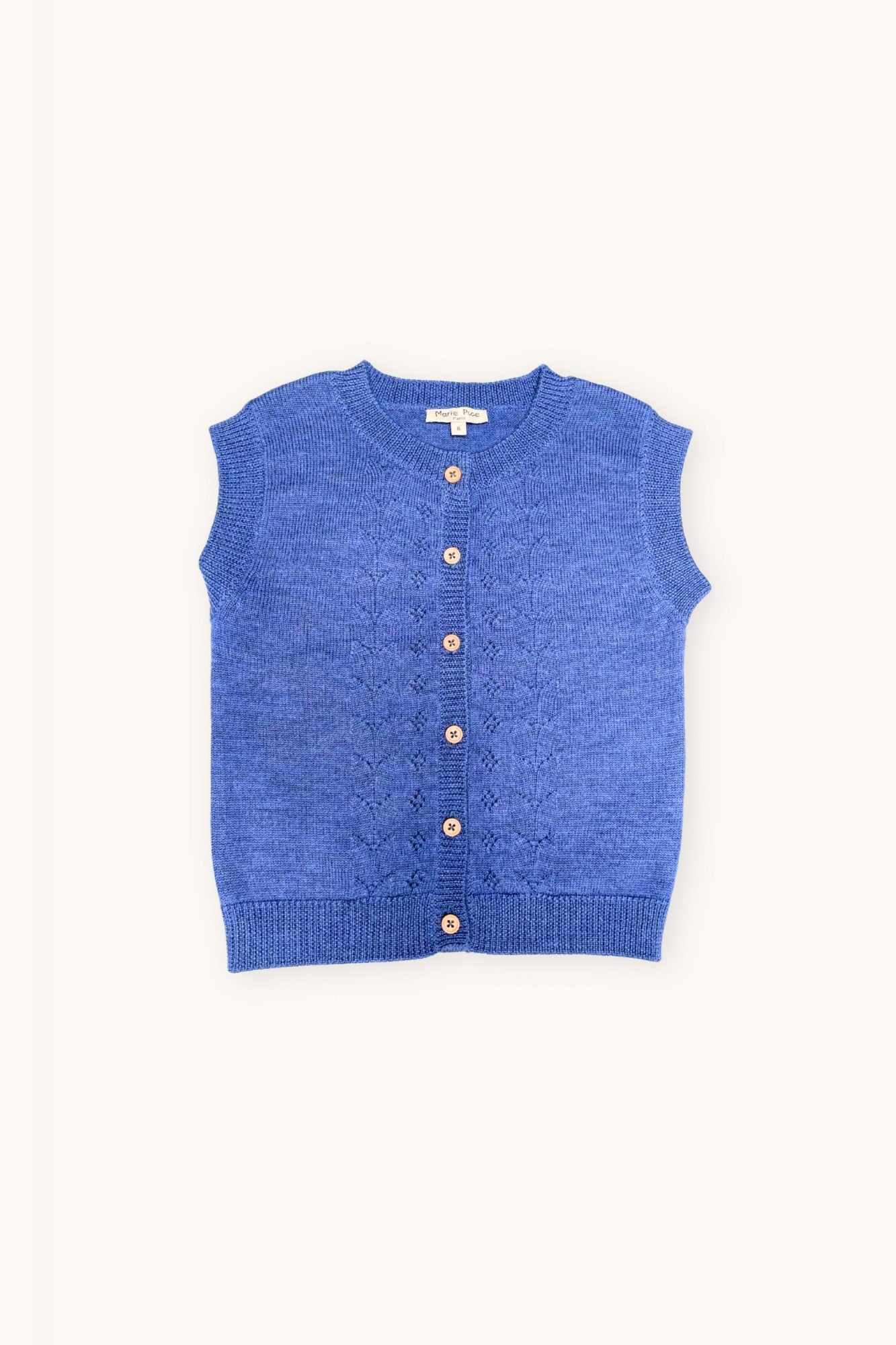 Marie Puce/CILLIAN Cardigan/ノースリーブニットカーディガン【2色／3Y・4Y】