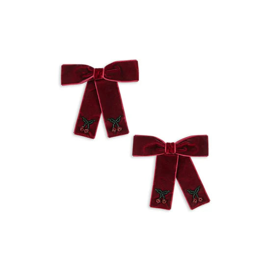 Konges Slojd/2 PACK JULIETTE BOW HAIR CLIP/ヘアクリップ2個セット