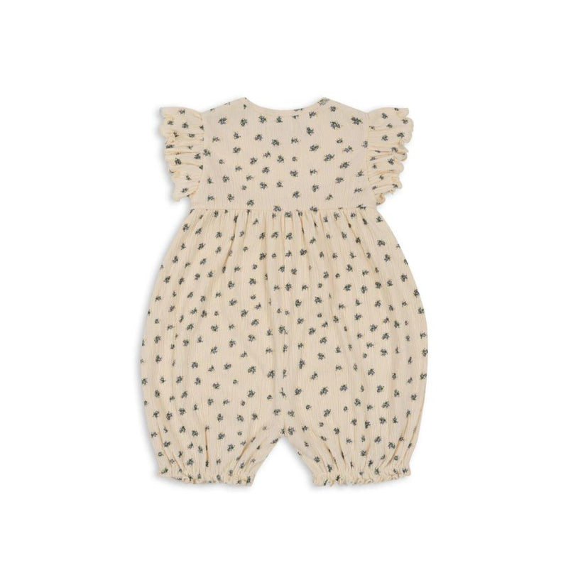 Konges Slojd/ CHLEO FRILL ROMPER GOTS/ BLOOMIE BLUE【9ヶ月/18ヶ月/2歳】