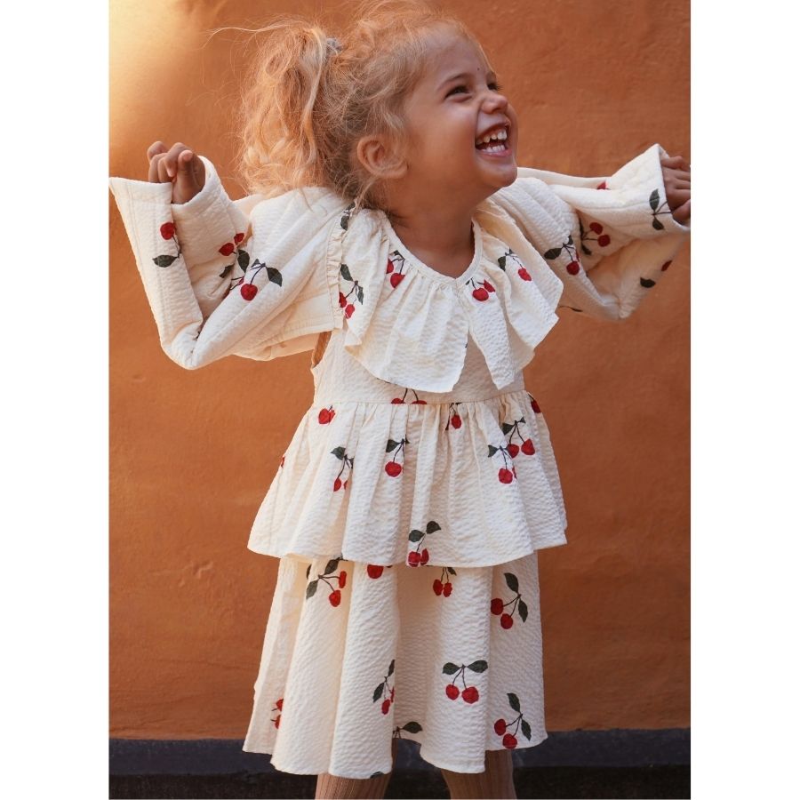 Konges Slojd/ LUNELLA DRESS/MON GRAND CHERRY【2歳/3歳】 – HOWMORE