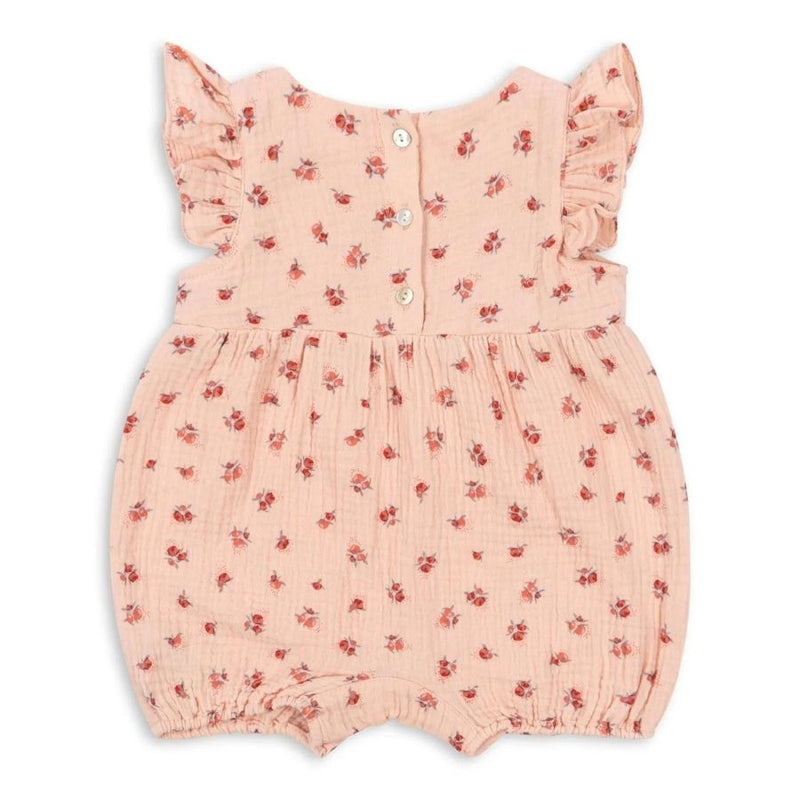 Konges Slojd/COCO FRILL ROMPER/ PEONIA PINK【6ヶ月/12ヶ月】