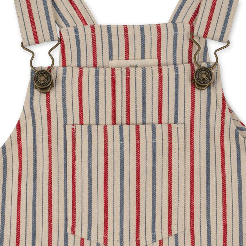 Konges Slojd/ MARLON OVERALL GOTS/ ANTIQUE STRIPE【18ヶ月/2歳/3歳】