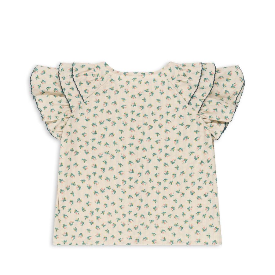 Konges Slojd/ KIM FRILL SS SHIRT GOTS/ FLEUR COLORE【2歳/3歳】