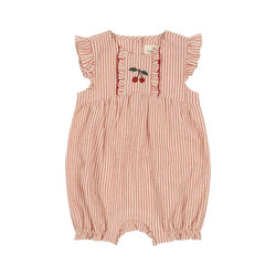 Konges Slojd/ ELLIE FRILL ROMPER GOTS/ AMOUR STRIPE【9ヶ月/18ヶ月/2歳】