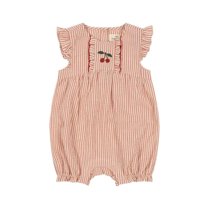 Konges Slojd/ ELLIE FRILL ROMPER GOTS/ AMOUR STRIPE【9ヶ月/18ヶ月/2歳】