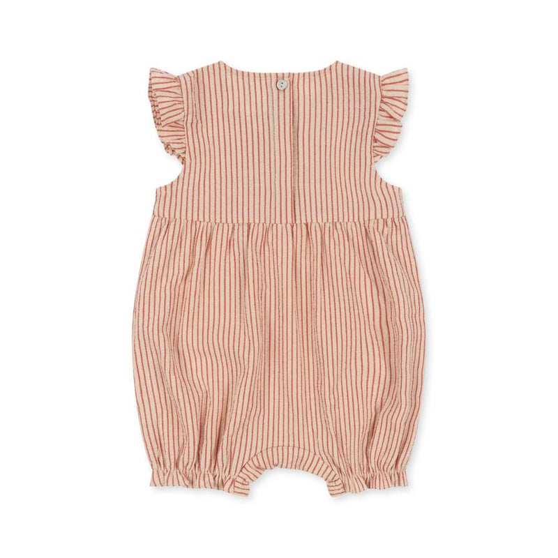 Konges Slojd/ ELLIE FRILL ROMPER GOTS/ AMOUR STRIPE【9ヶ月/18ヶ月/2歳】