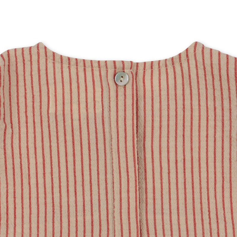 Konges Slojd/ ELLIE FRILL ROMPER GOTS/ AMOUR STRIPE【9ヶ月/18ヶ月/2歳】