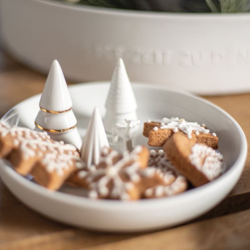 rader/Bowl Forest クリスマスオブジェ付きトレイ