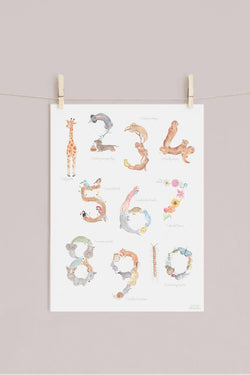 LITTLE ROGLETS/My First Numbers-Fine Art Print