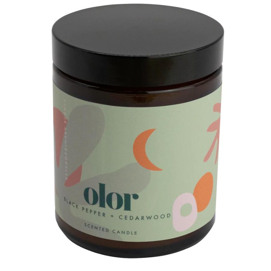 olor/ ブラックペッパー+シダーウッド ジャーキャンドル