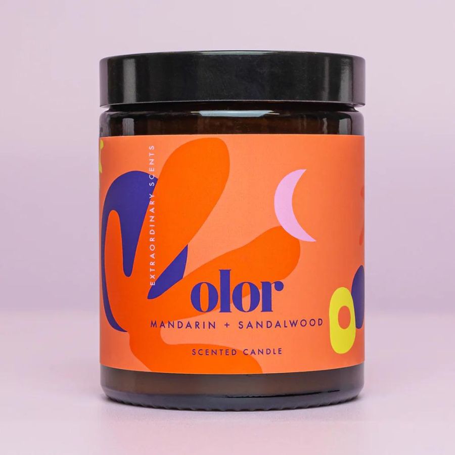 olor/ マンダリン＋サンダルウッド ジャーキャンドル