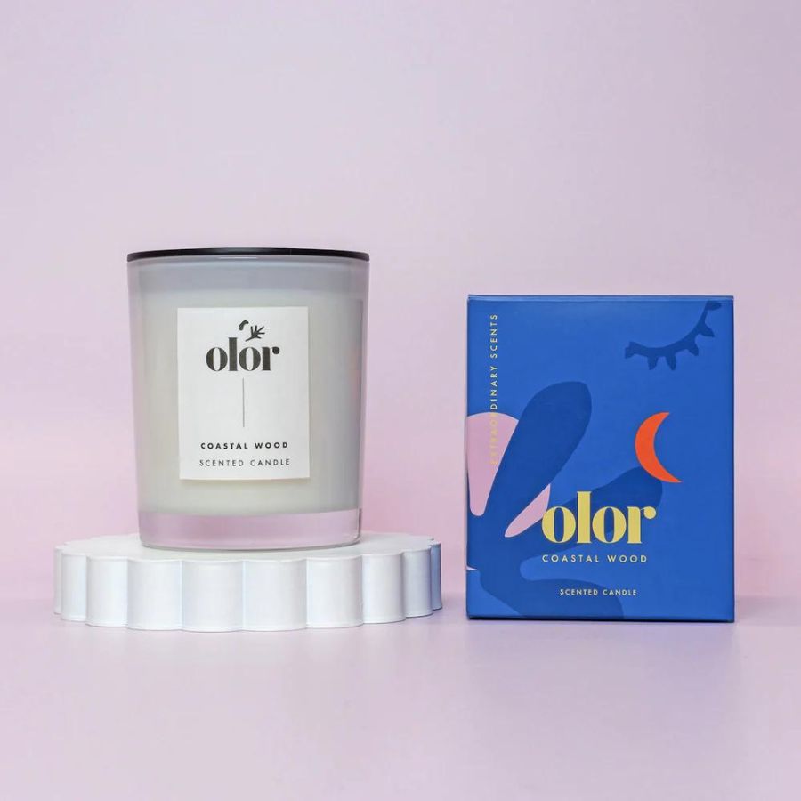 olor/ コースタル ウッド クラシックキャンドル