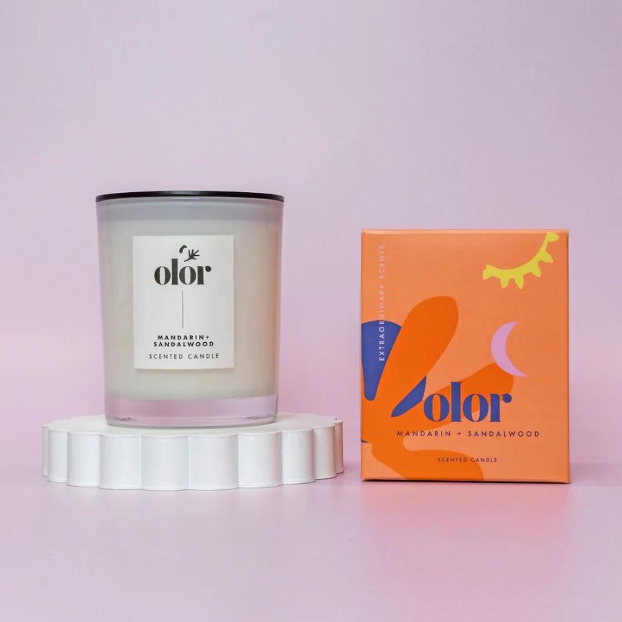 olor/ マンダリン＋サンダルウッド クラシックキャンドル