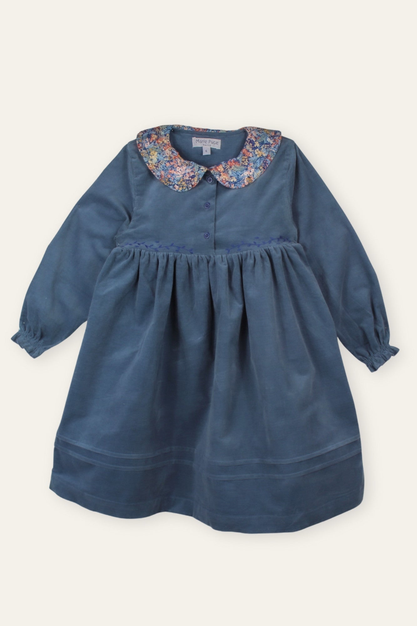 Marie Puce/Pauline Dress ブルー【3Y・4Y】