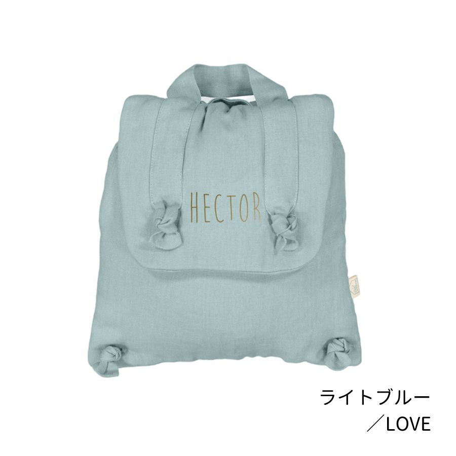PETIT PICOTIN/ リネン キッズリュック